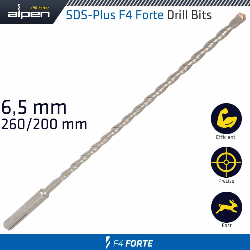 Sds Plus Bit 260 X 200 Mm 6.5 Mm Bulk