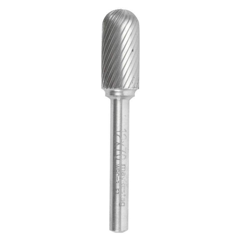 Tc Rotary Burr 12 Mm Ball Nose For Hard Metals