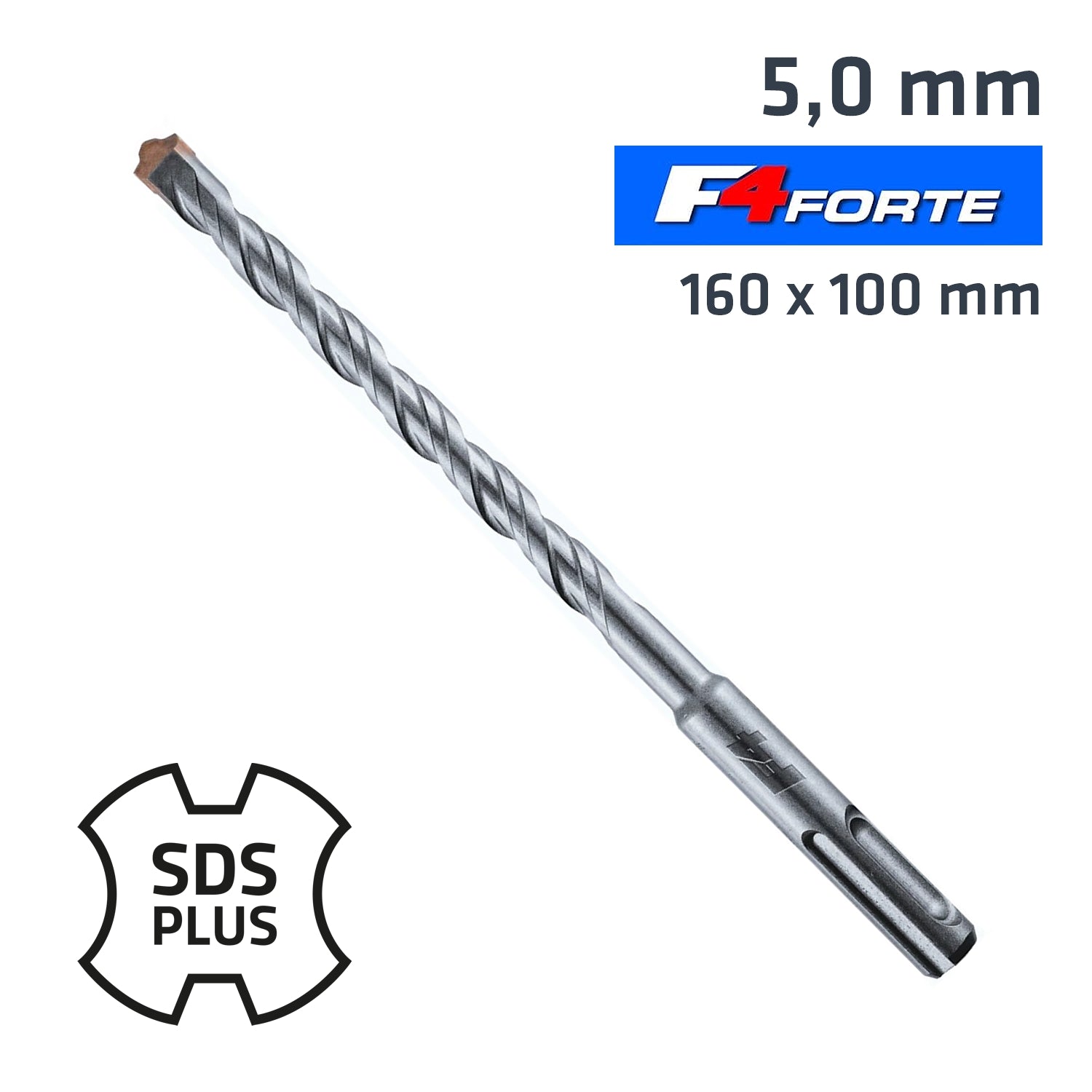 Sds Plus Drill Hammer F4 Bit 160 X 100 5 Mm