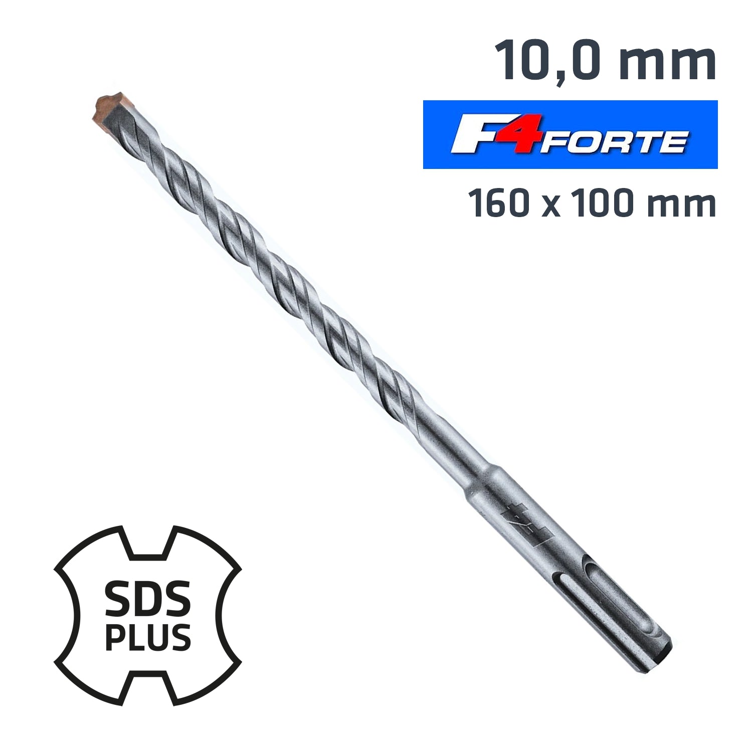 Sds Plus Drill Hammer F4 Bit 160 X 100 10 Mm