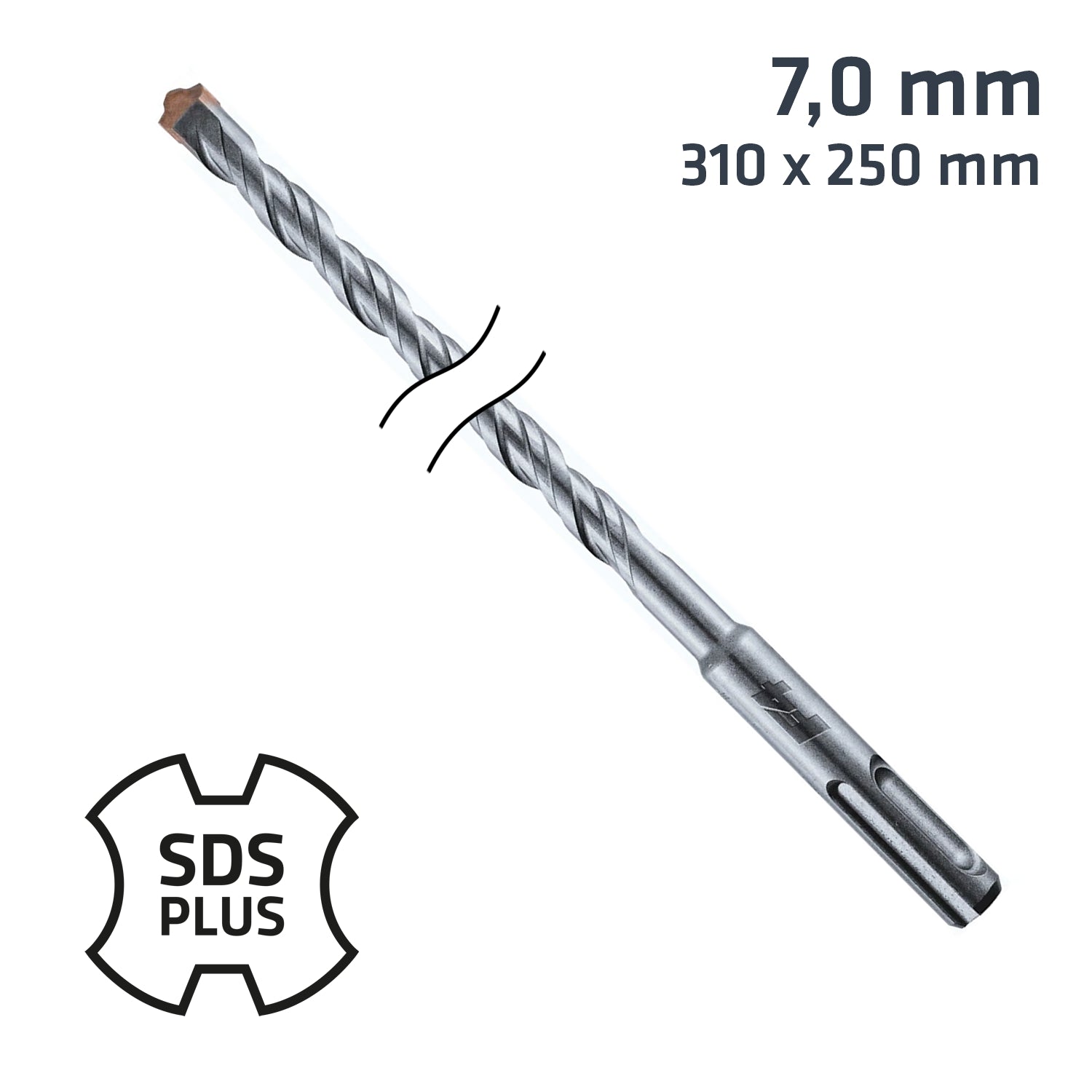 Sds Plus Drill Bit 310 X 250 7.0 Mm