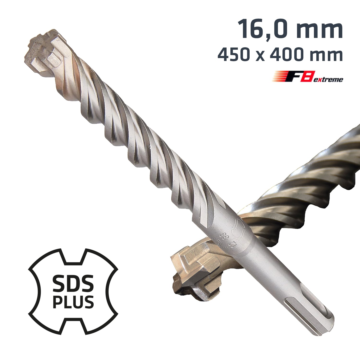 Sds Plus Drill Bit F8 4 X Cut Edges 450 X 400 16 Mm