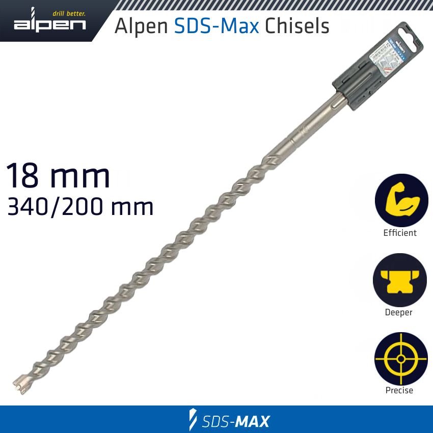 Sds Max Drill Bit 340 X200 18 Mm