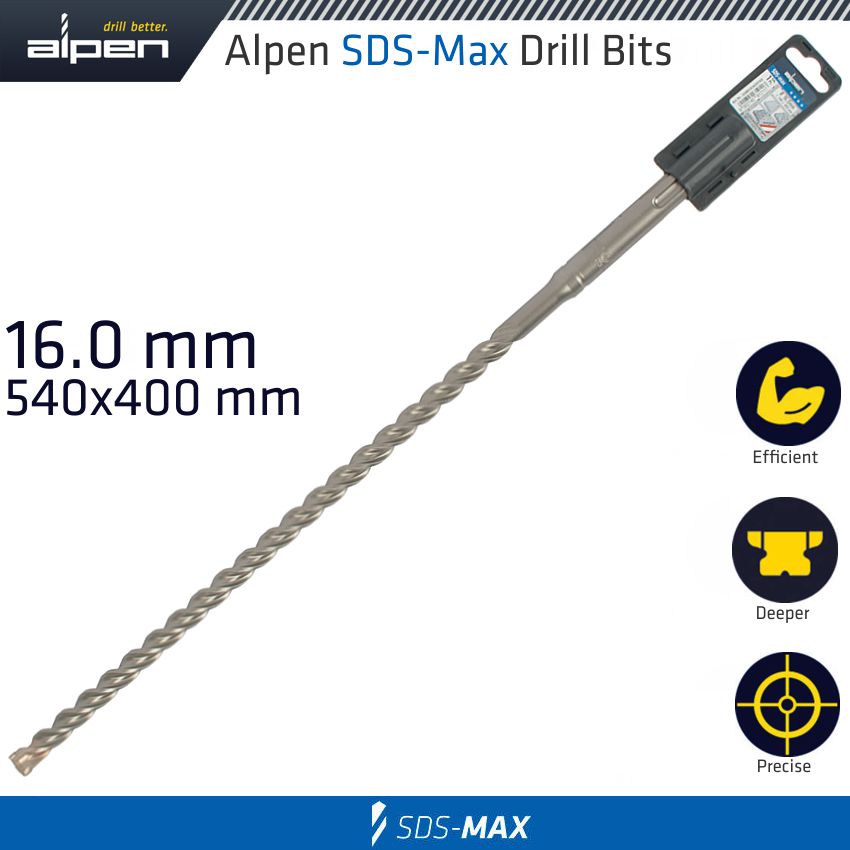 Sds Max Drill Bit 540 X400 16 Mm