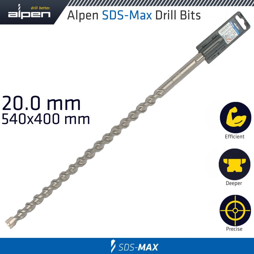 Sds Max Drill Bit 520 X400 20 Mm