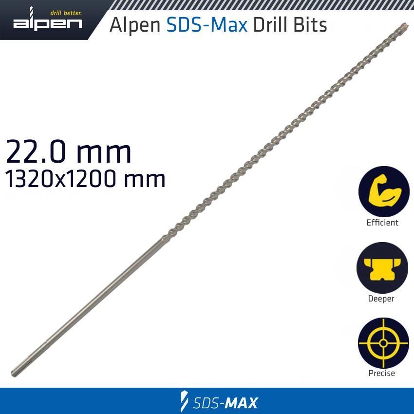 Sds Max Drill Bit 22 Mm 1320 1200 Mm