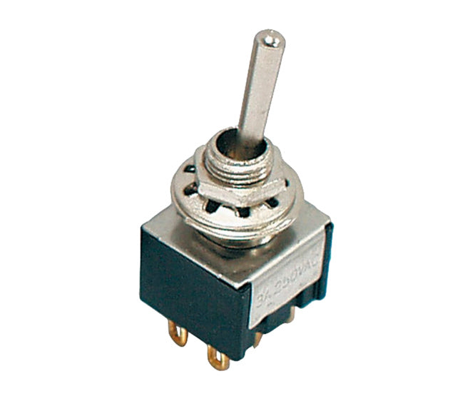 Mini Toggle Switch Dpdt P/M Sol 3 A 250 Vac B069 E