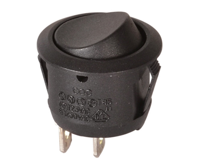 Round Rocker Switch Spst 10 A 23mm B10160