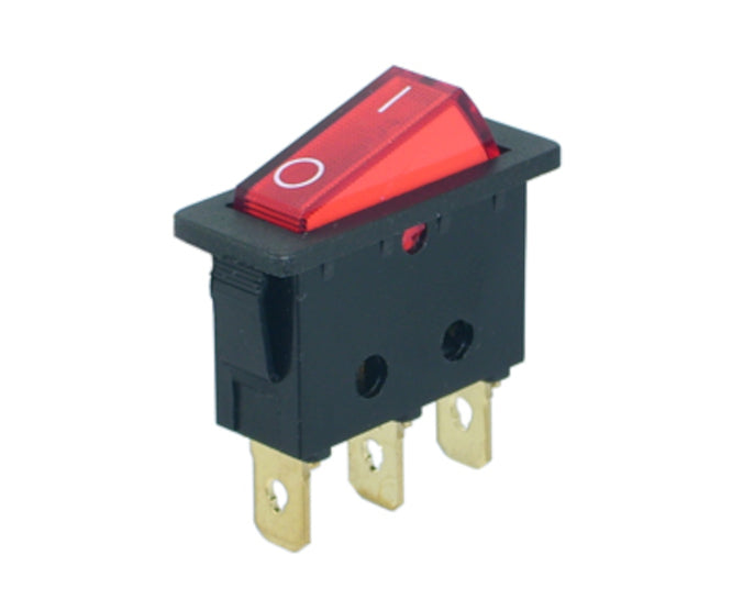 Rocker Switch Spst 11x30 Red Iluminated B120 E Rd