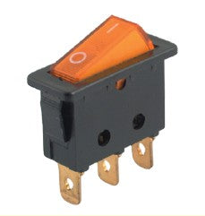 Rocker Switch Spst 11x30mm Yellow Ilummi B120 E Yl