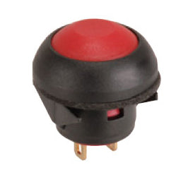 Push Button Switch N.O. Spst Red P/Fit D=17.5 Ip67 B1310 A Rd