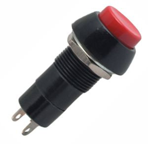 Push Button Switch Latch Spst 3 A Red D=19.5 L=38 B165 L Rd