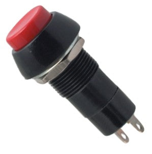 Push Button Switch N.O. Spst 3 A Red Solder M12 D=19.5mm L=38 B165 M Red