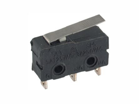 Mini Micro Limit Switch Spdt 14mm Lever B175 B (125 V/3 A)