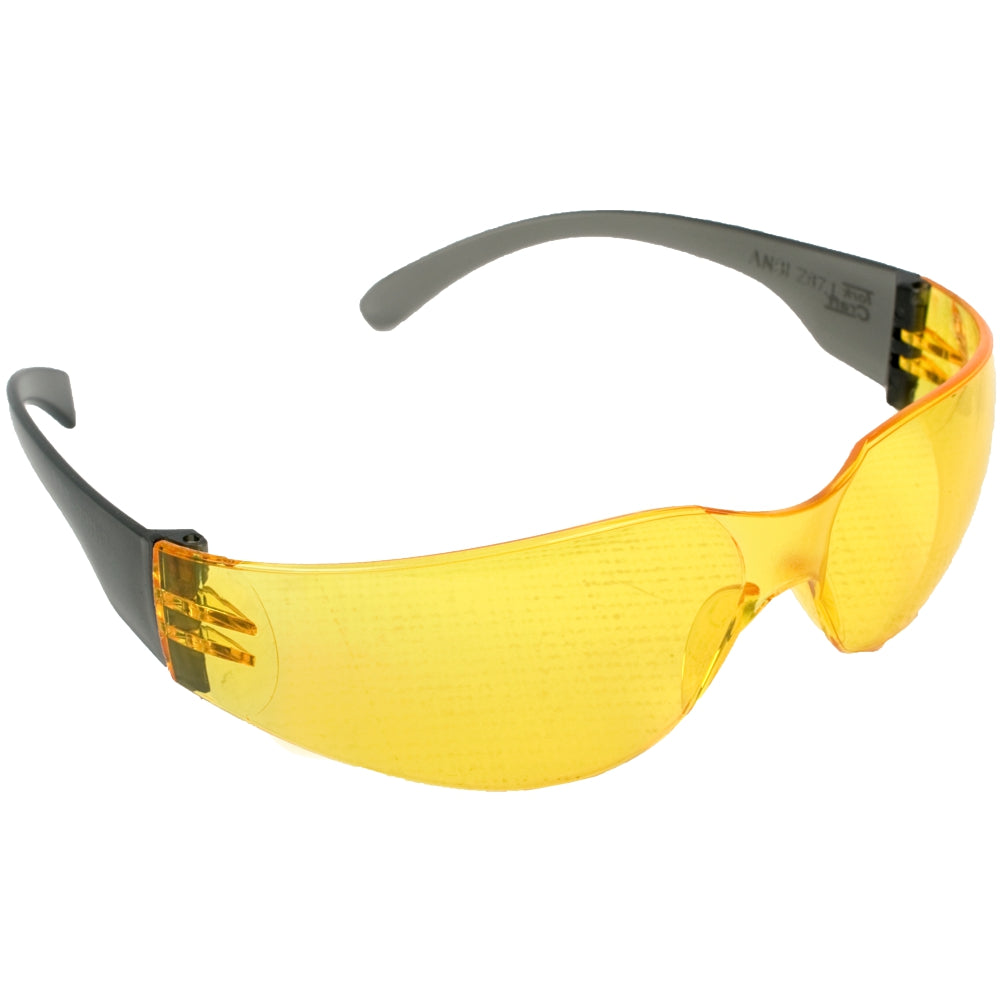 Safety Eyewear Glasses Yellow In Poly Bag