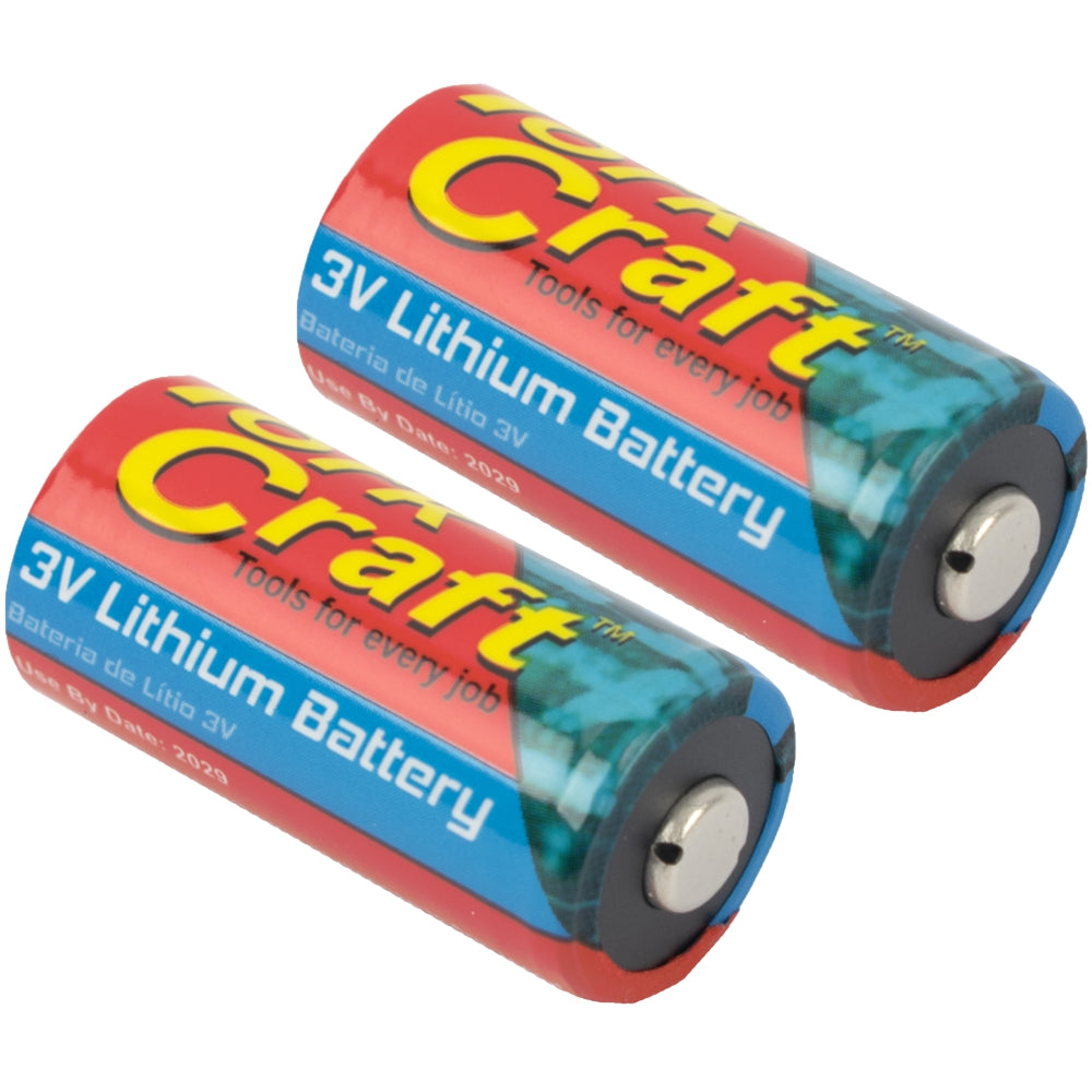 Battery Cr123 A 3 V Lithium X2 Per Card (Moq 6)