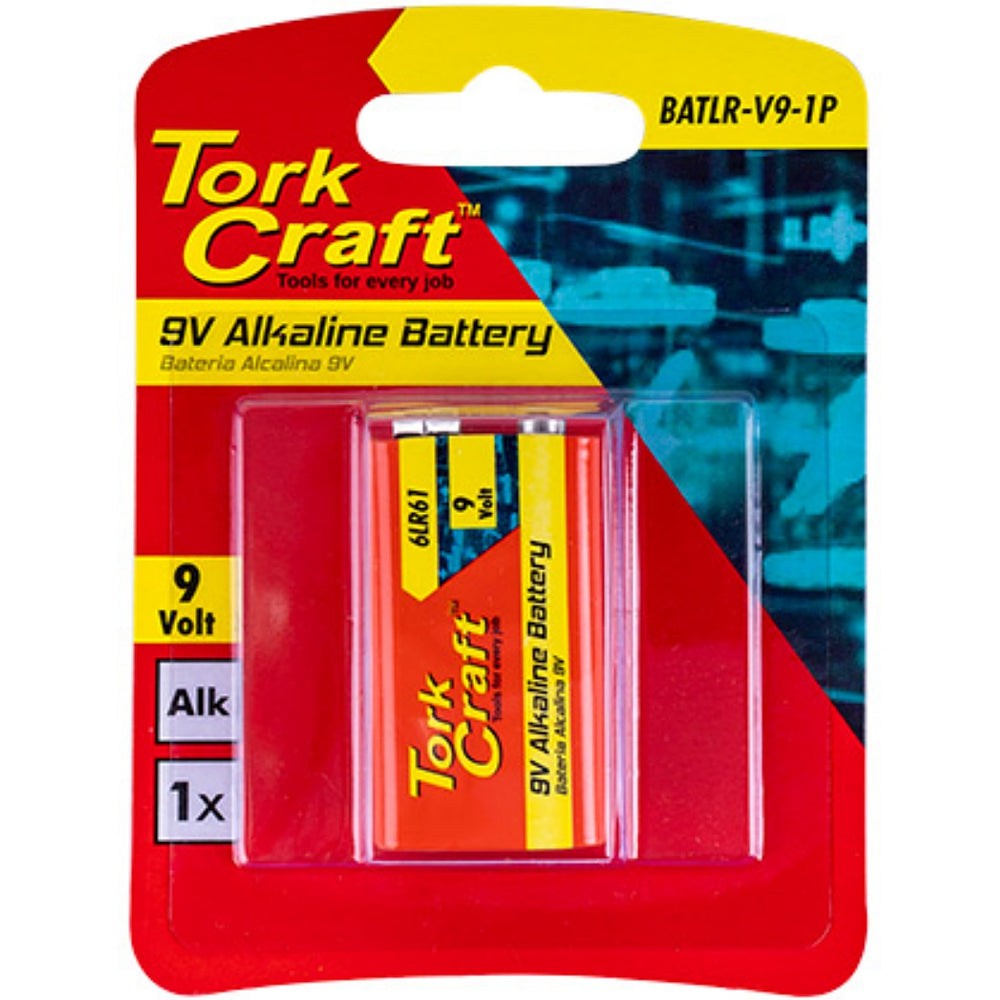 Battery 9 V Alkaline X1 Per Card (Moq 30)