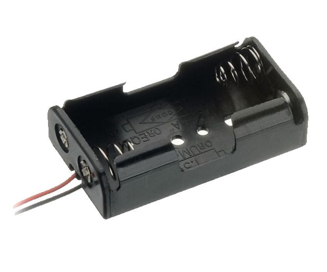 Battery Holder For 2x Aa W/Wire Leads Bh 321 1 A