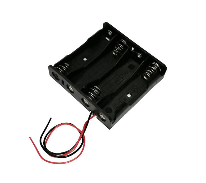 Battery Holder For 4x Aa W/Wire Leads Bh 341 4 A