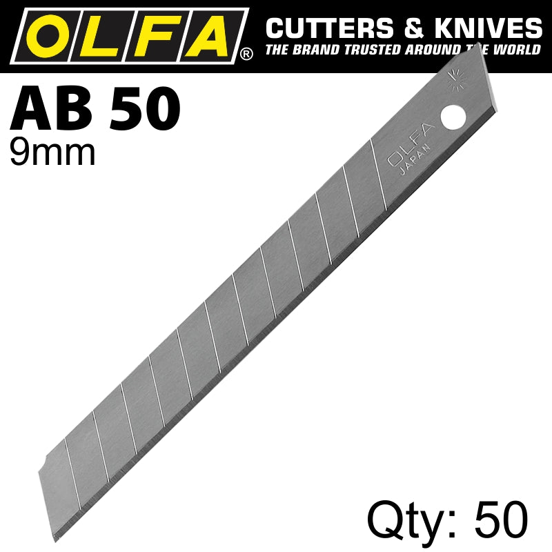 Olfa Blades Ab 50 50/Pack 9 Mm