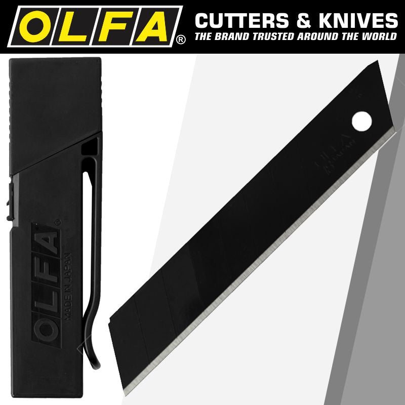 Olfa Blades Excel Black 30/Pk Carded Ultra Sharp 18 Mm With Belt Clip