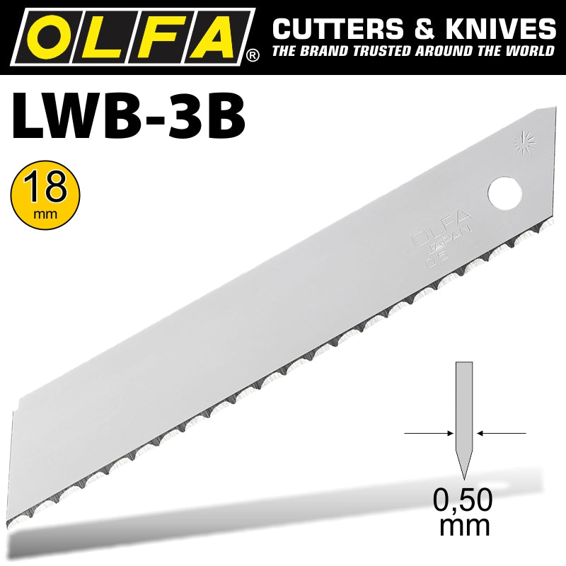 Olfa Insulation Blade 18 Mm In Plastic Case