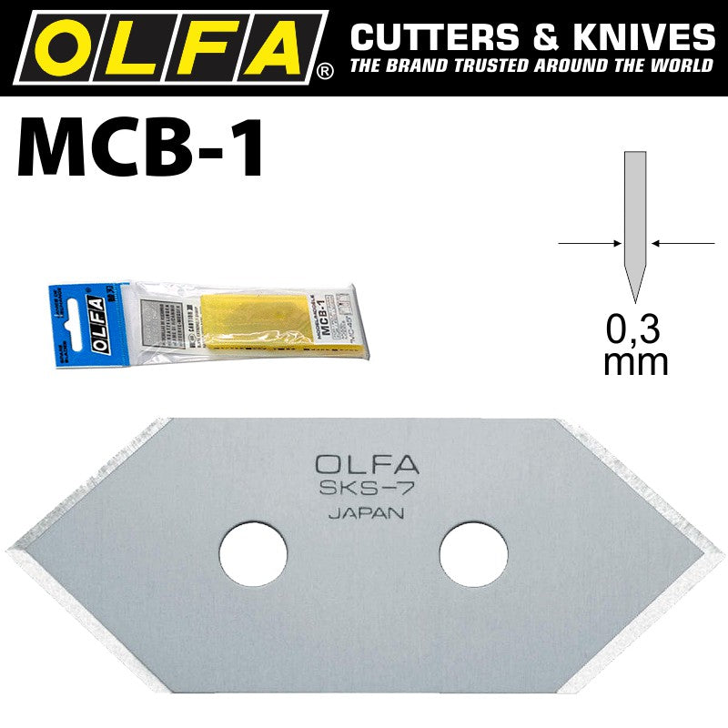 Olfa Blades Mcb 1 5/Pack 20 Mm