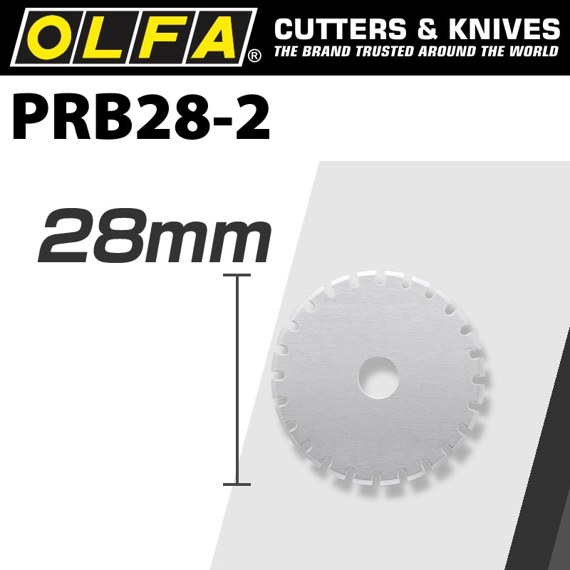 Olfa Perfortion Blade 28 Mm For Prc3 2/Pk 28 Mm