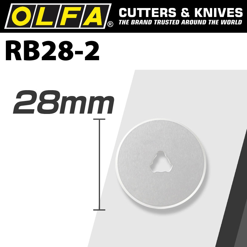 Olfa Blades Rotary Rb28 2 2/Pack 28 Mm