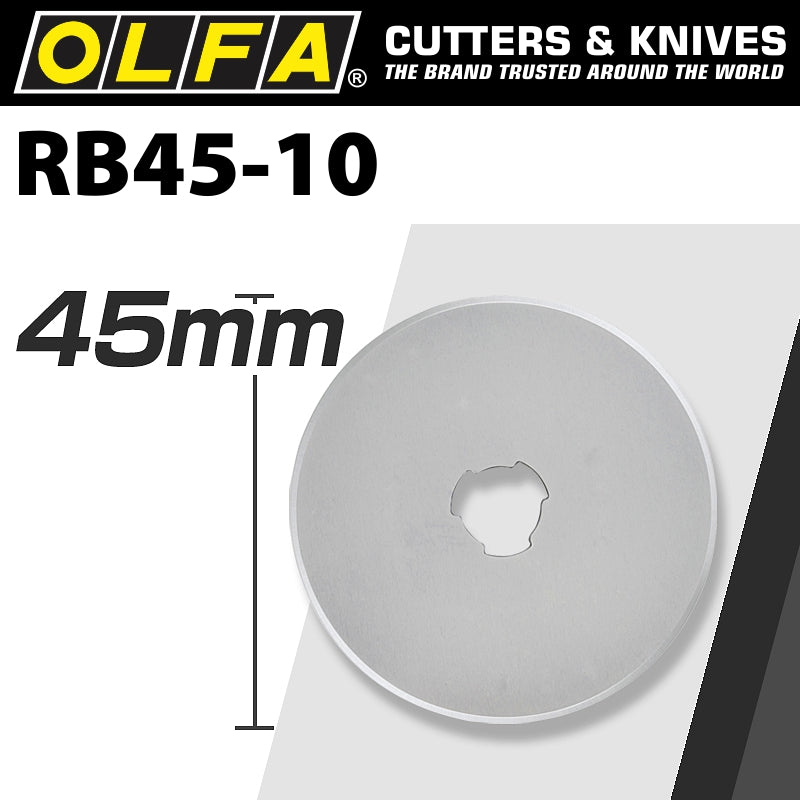 Olfa Blades Rotary Rb45 10 10/Pack 45 Mm