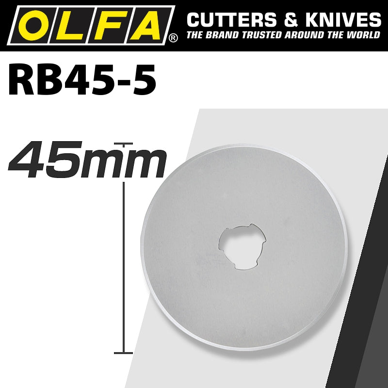 Olfa Blades Rotary Rb45 5 5/Pack 45 Mm