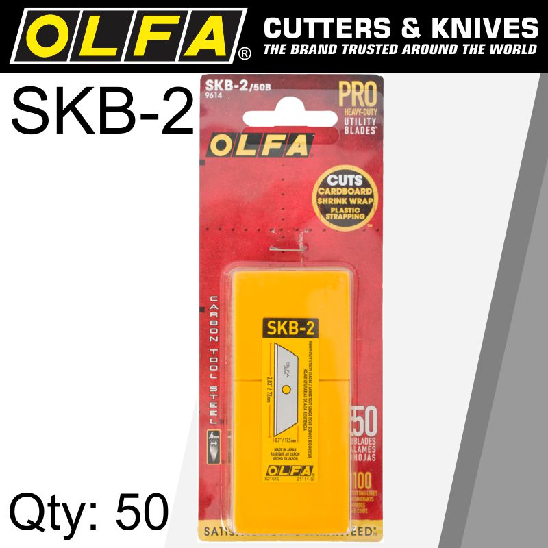 Olfa Blades Skb 2 50 Pack For Sk 4 Sk 9 Utc1 Cutters