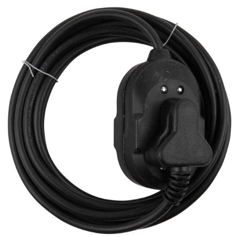 10A Electrical Ext Lead 5M Black