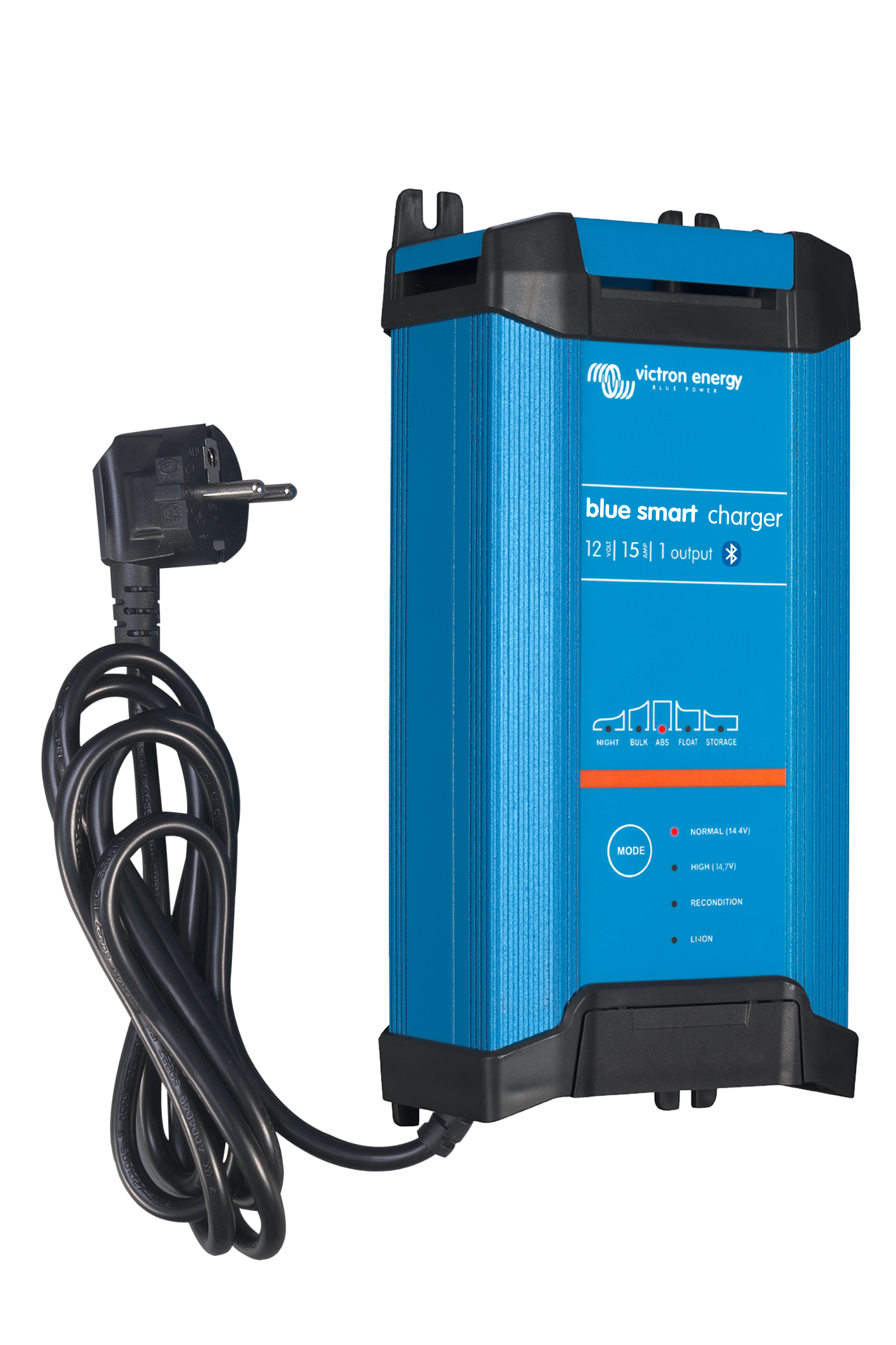 Blue Smart IP22 Charger 12V 15A (1) 230V (left-cable)