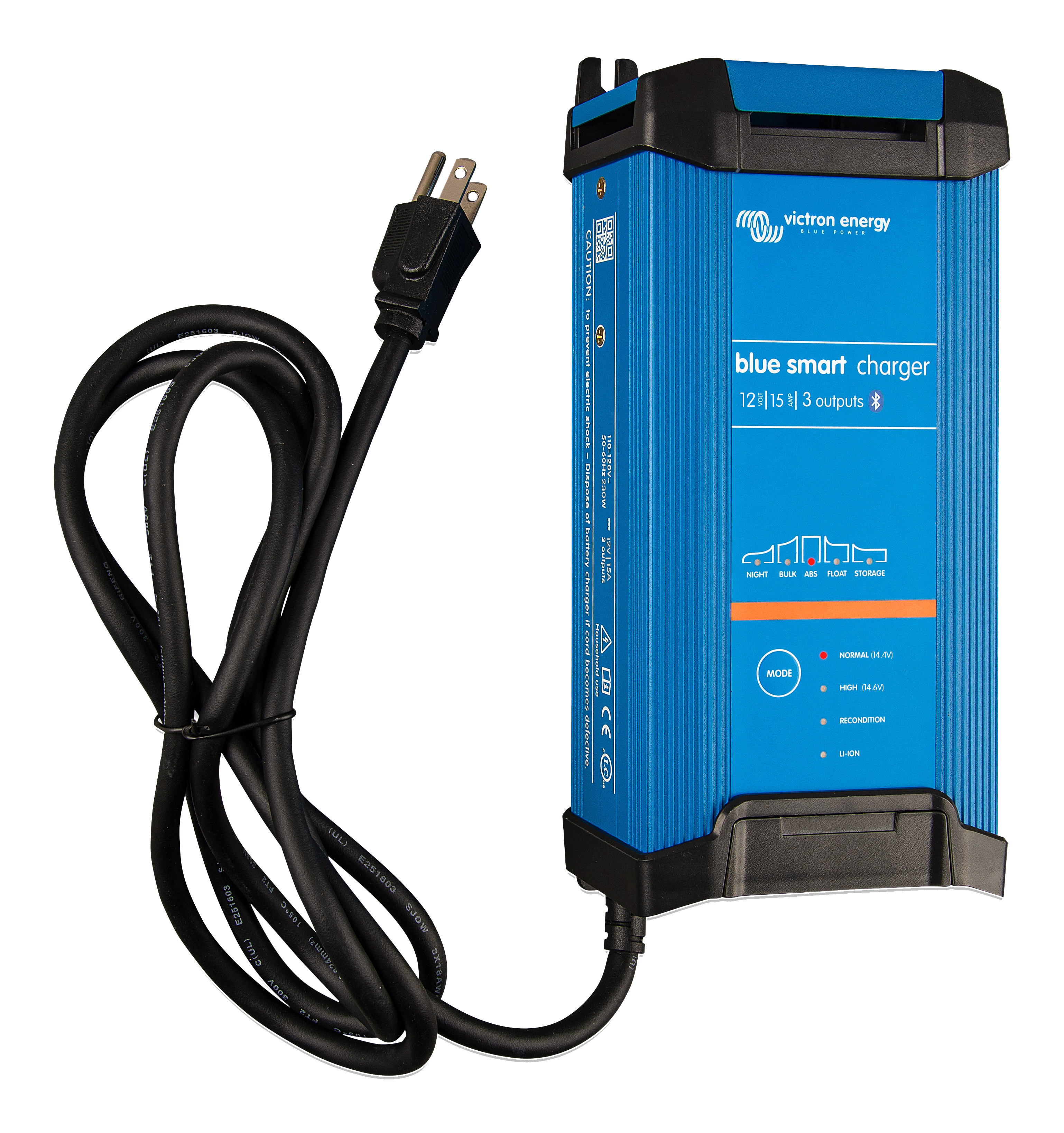 Blue Smart IP22 Charger 12V 15A (3) 120V