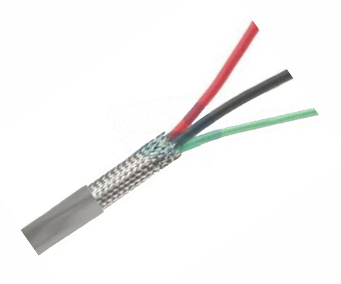 Cable Signal 3 C 0.75mm Od=6.5mm Braided Screen Grey 1m Hk16345