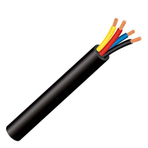 Cabtyre Cable 4 C 2.5 O=12 Black Open Gctc2.5 F04 Csbbgc1