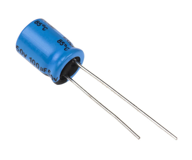 Electrolytic Capacitor Radial 4.7u F 50 V Ht 8x11.5 P=3.5 50 Rx30 4.7 M 8 X11.5