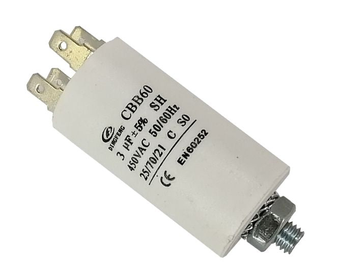 Motor Running Capacitor 50u F 450 Vac Stud+4 T 50x92 Cbb60 E 50 Uf 450 Vac