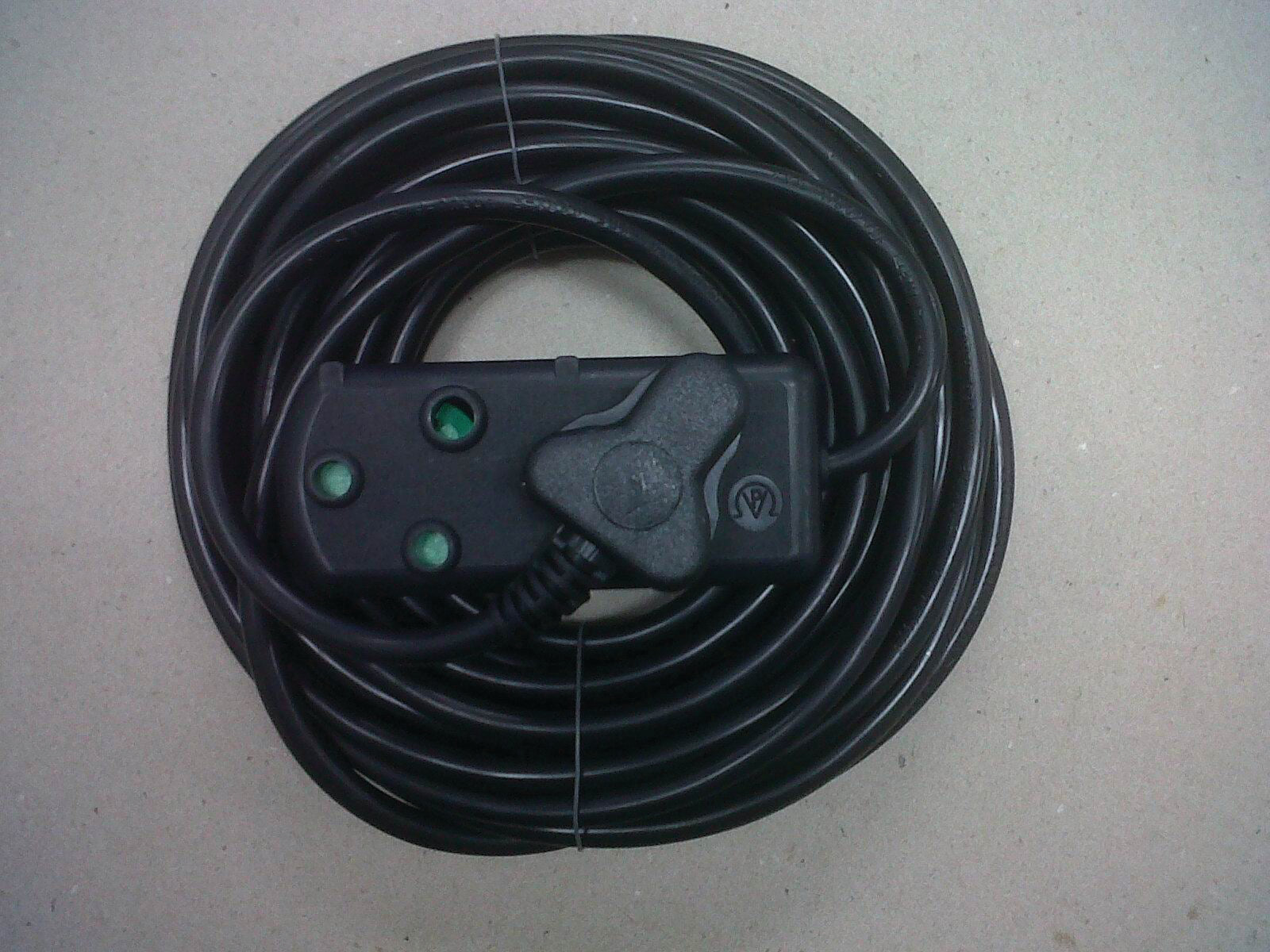 Ext Cord 10M 2.5Mm 16A Black