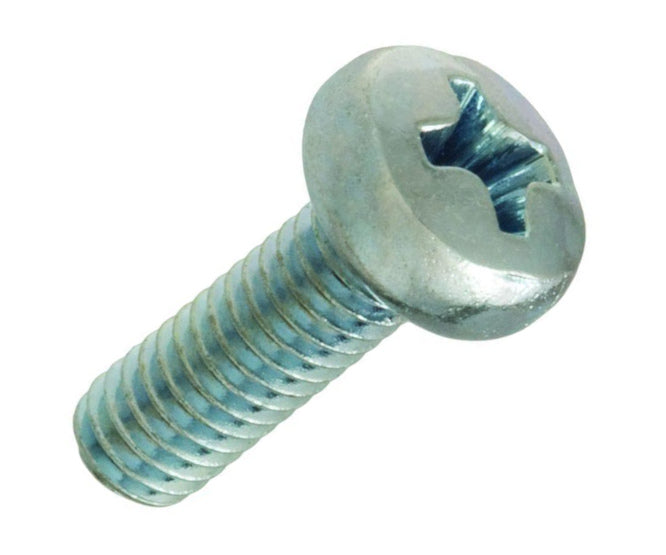 Zn Pt Steel Cross Pan Head Screw M3x6mm Ppmsz3 X6