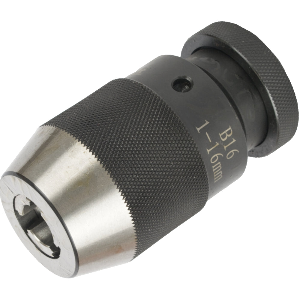 Chuck Precision 16 Mm Keyless With Lock B16 Taper