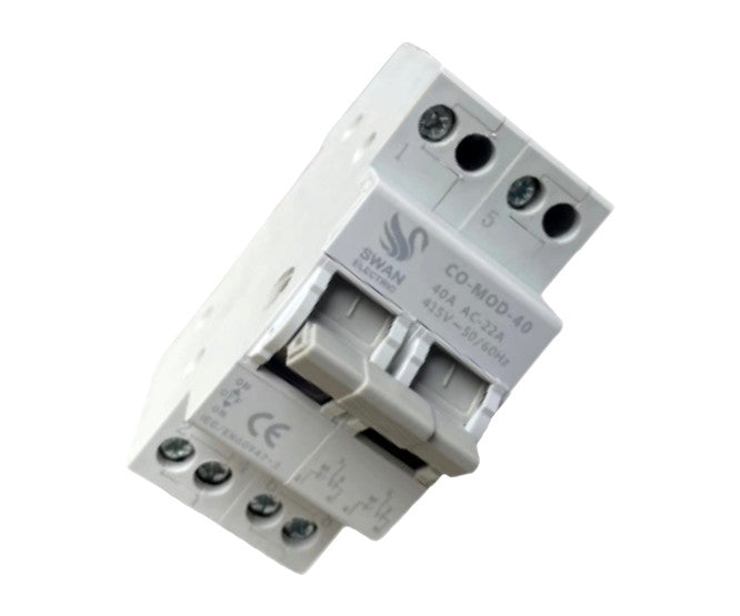 I-Changeover Switch 18mm 2 P Din Mount 40 A Slim Co Mod 40 240