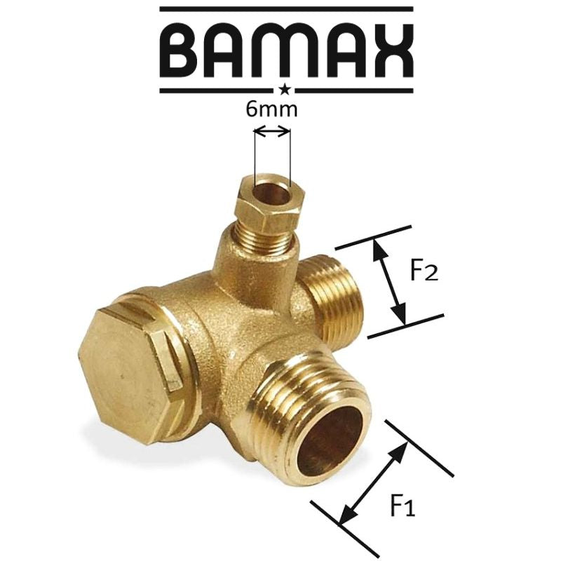 Non Return Valve 1/2' M/M