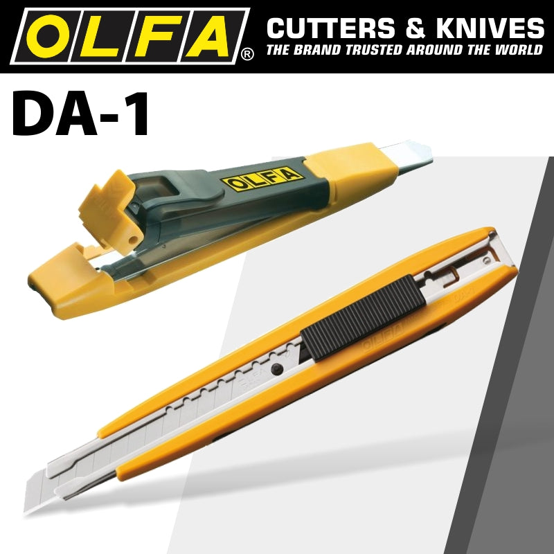 Olfa Knife Incoporating Snap Off Blade Dispenser 9 Mm Snap Off Cutter