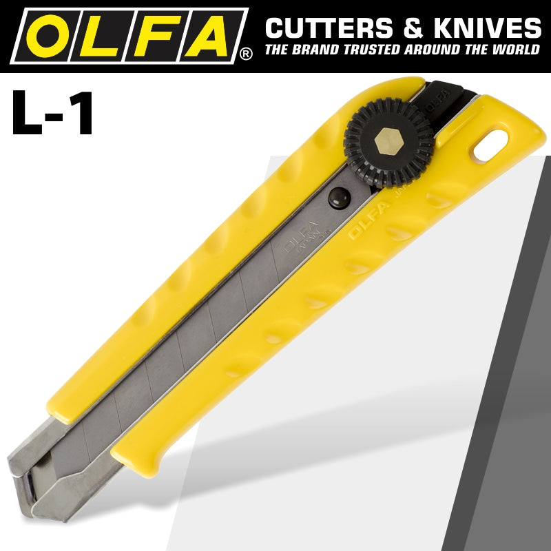 Olfa Cutter Model L 1 Heavy Duty Snap Off Knife 18 Mm