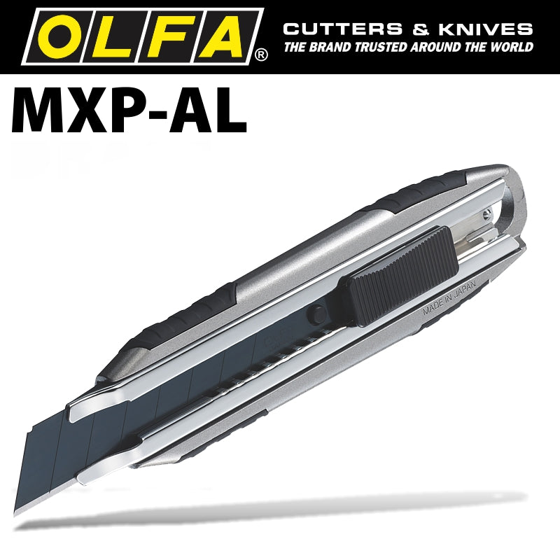 Olfa Cutter 18 Mm With Auto Lock + Excelblack Blade