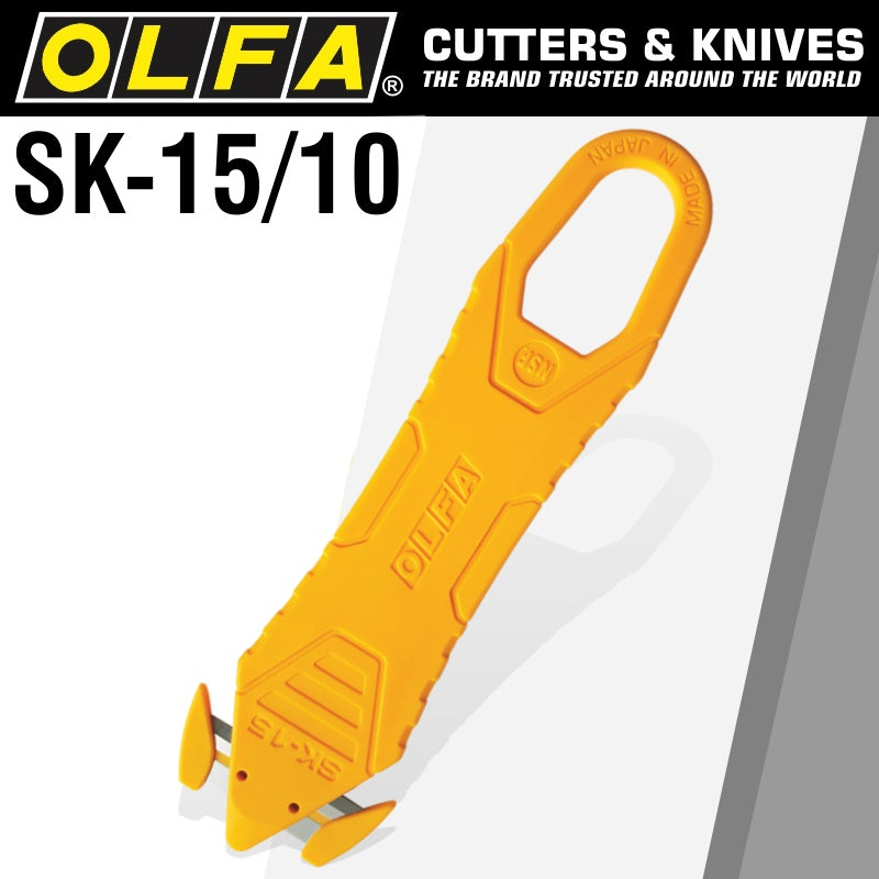 Olfa Disposable Safety Knife With Concealed Blade X10 Pack