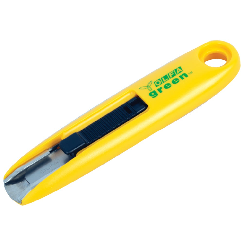 Olfa Safety Cutter Recycled Green W/12.5 Mm Blade Box Opener Cutte