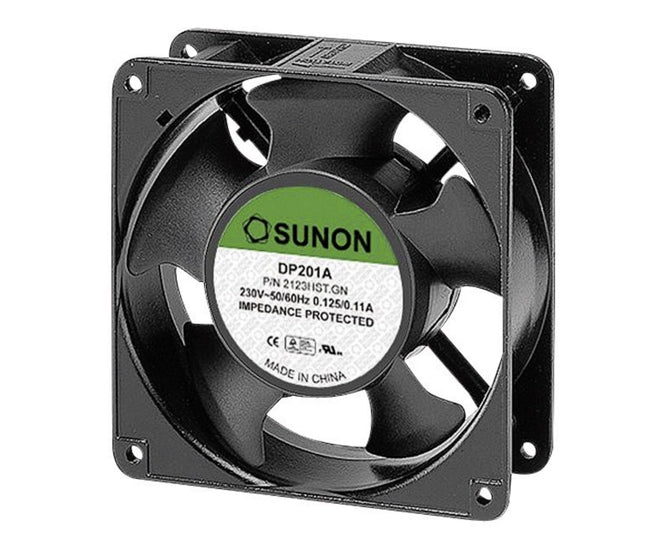 220 V Axial Fan 120sqx25mm Bal 73 Cfm Lead Dp201 At 2122 Hbl.Gn